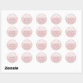 Just Dazling Damask Save the Dateスタンプ ラウンドシール (シート)