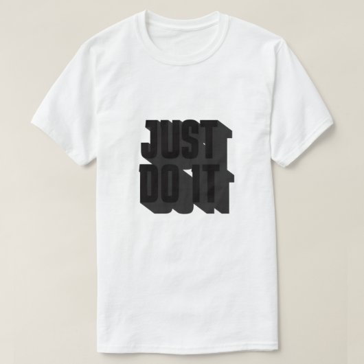 JUST DO IT 3D BOLD TEE Tシャツ (デザイン正面)
