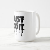 Just Do It! Tee | レトロボールドレタリング コーヒーマグカップ (正面右)