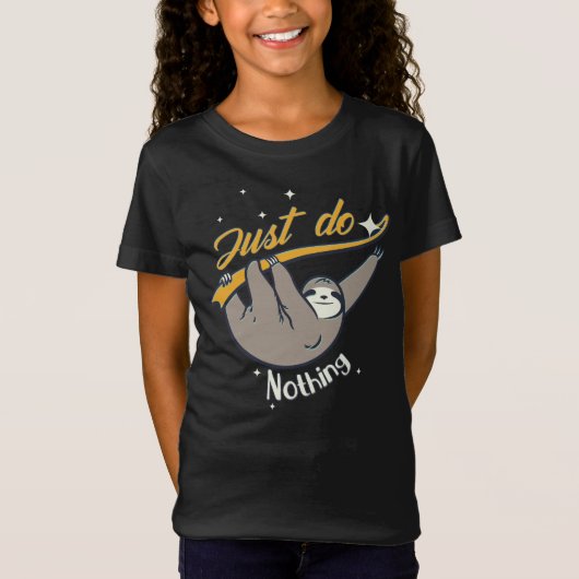 Just Do Nothing – 何もリストに入れない Tシャツ (正面)