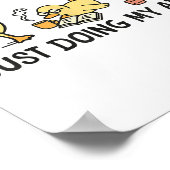 Just Doing My Adls - 間抜け Goose Occurious Ther ポスター (角)