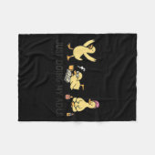 Just Doing My Adls - Silly Goose Occupational Ther フリースブランケット (正面(横))