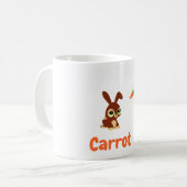 Just Don't Carrot All - Easter Bunny Rabbit Puns コーヒーマグカップ (正面左)
