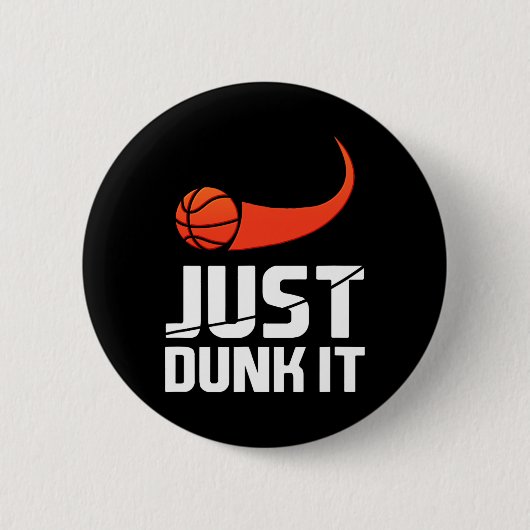 Just Dunk It! Bysketbyll Player Slam Dunk Gift  缶バッジ (正面)