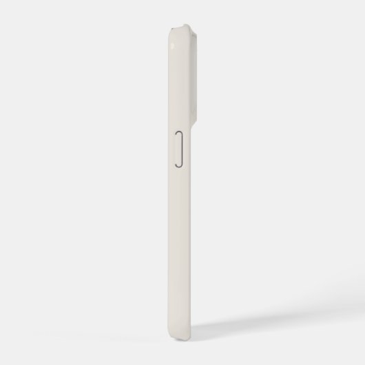Just Engaged Minimalist Typography Soft Beige iPhoneケース (右側面)