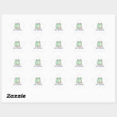 Just Existing Frog Sticker Cute Neutral Frog Minim 星シール (シート)