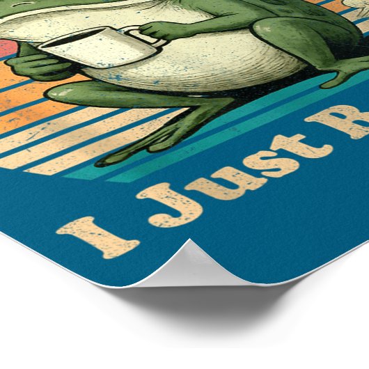 Just Fartin Sometimes Frog I Nation ポスター (角)