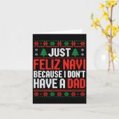 Just Feliz Navi Because I Dont Have A Dad カード (黄色い花)