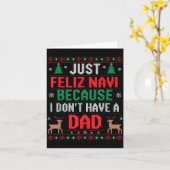 Just Feliz Navi Because I Don't Have A Dad Ugly Xm カード (黄色い花)