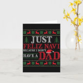 Just Feliz Navi Because I Don't Have A Dad Ugly Xm カード (黄色い花)