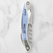 Just Fishin' Boat on Lake Illustration ソムリエナイフ (裏面)