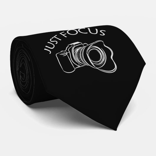 Just Focus Photographer ネクタイ (ロール)