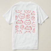 Just For My Best Cat Tシャツ (デザイン裏面)