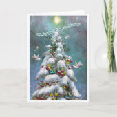 'Just for the Birds' Christmas カード (正面)