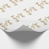 Just For Today回復引用文オウムNAスローガンギフト ラッピングペーパー (角)