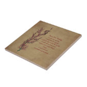 Just For Today花感動的祈りの言葉 タイル (側面)