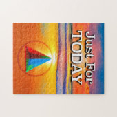 Just For TODAY AA Slogan Beach at Sunrise ジグソーパズル (横)