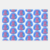 Just For Today Geode 12ステップオウム回復スローガン ラッピングペーパーシート (正面3)