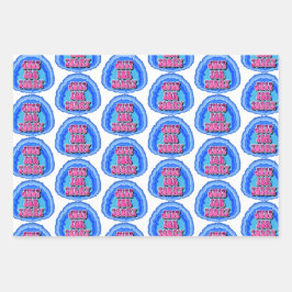 Just For Today Geode 12ステップオウム回復スローガン ラッピングペーパーシート