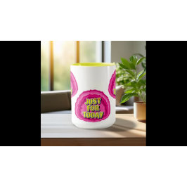 Just For Today Geode 12 Step AA Recovery Slogan マグカップ