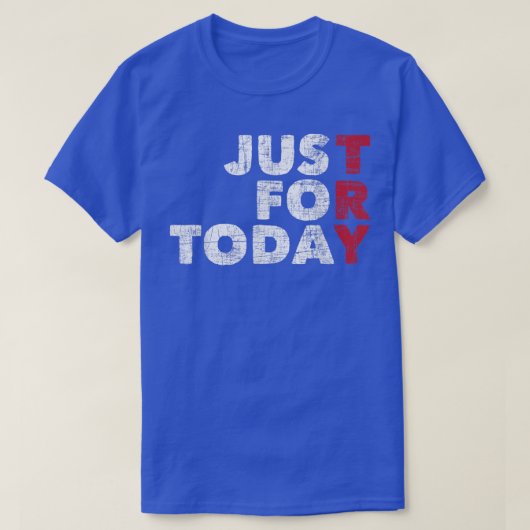 Just For TodaySobriality Anniversary SoberオウムNA Re Tシャツ (デザイン正面)
