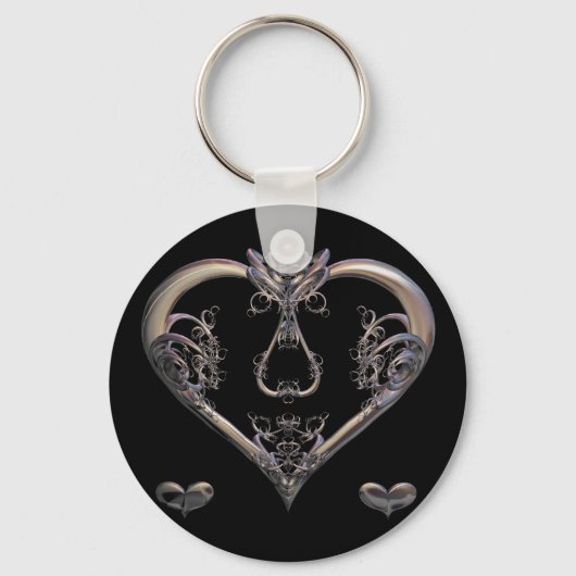 Just for Youボタンキーリング キーホルダー (正面)