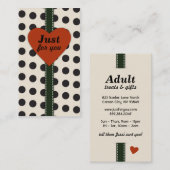 Just For You Businessカード 名刺 (正面/裏面)