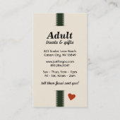 Just For You Businessカード 名刺 (裏面)