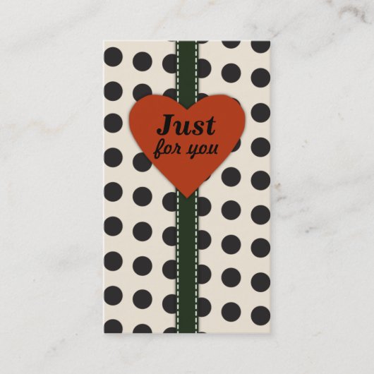 Just For You Businessカード 名刺 (正面)