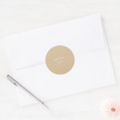 Just for You, envelope, package seal, modern,  ラウンドシール (封筒)