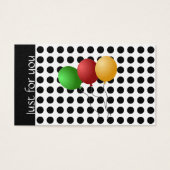 Just For You Gift Card白黒水玉模様 (正面)