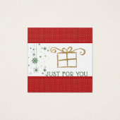 Just For You Red Green金ゴールドギフトカード証明書 (正面)