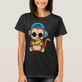 Just Freaking Love Monkeys And Bananas Sunglasses  Tシャツ (正面)