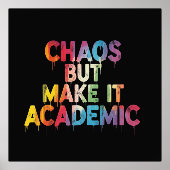 just funny saying message quotes 箔ポスター (正面)