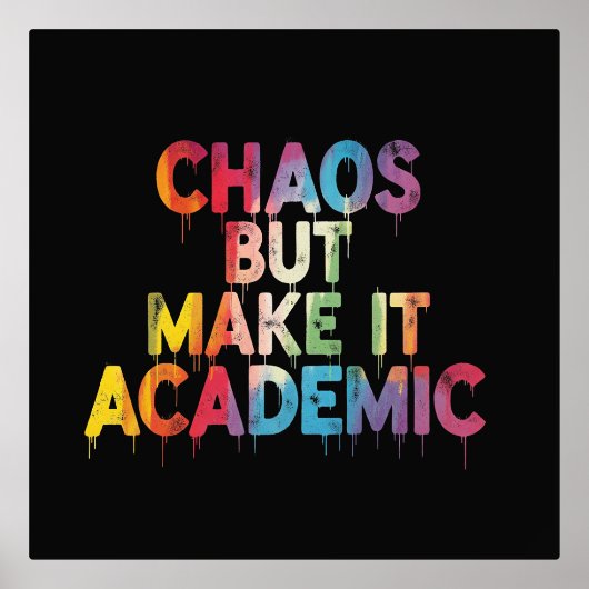 just funny saying message quotes 箔ポスター (正面)