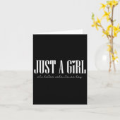 Just Girl Who Hates Valentines Day Single  カード (黄色い花)