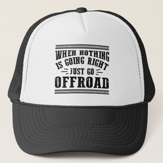 Just Go Off road キャップ (正面)