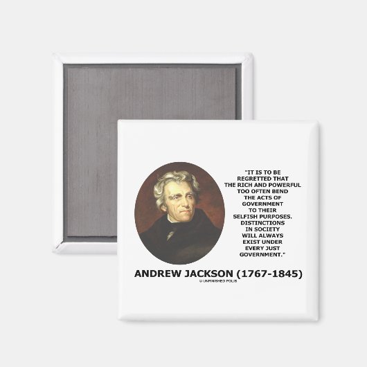 Just Gov'tの下に社会の区別が存在する マグネット (正面/裏面)