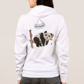 Just Hangin'フード付きスウェットシャツby Poet Adiela Akoo パーカ (裏面)