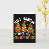 Just hangin with my gnomigos  カード (黄色い花)