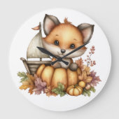 Just hanging around, Pumpkins ラージ壁時計 (正面)