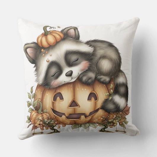 Just hanging around, Sleepy Racoon クッション (裏面)