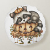 Just hanging around, Sleepy Racoon ラウンドクッション (裏面)