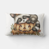 Just hanging around, Sleepy Racoon ランバークッション (裏面)