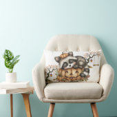 Just hanging around, Sleepy Racoon ランバークッション (椅子)