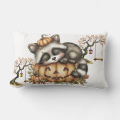 Just hanging around, Sleepy Racoon ランバークッション (正面)