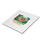 Just Hanging Around (Sleepy Sloth) Essential T-Shi タイル (側面)