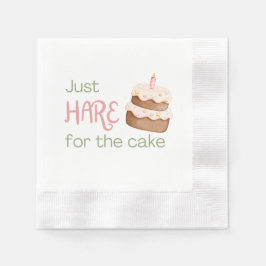 Just "HARE" for the cake dessert napkin 縁ありカクテルナプキン