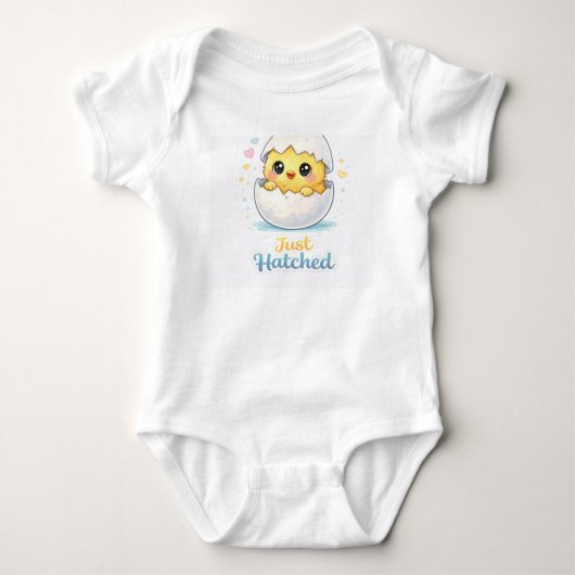 Just Hatched Cute Baby Bodysuit ベビーボディスーツ (正面)