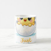 Just Hatched Cute Baby throw pillow コーヒーマグカップ (中央)